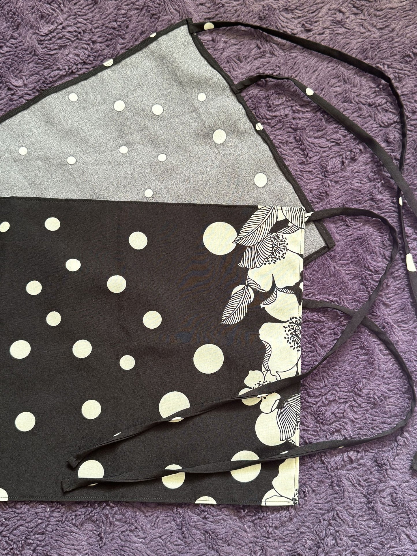 The Lucia Wrap Skirt - Noir Dot