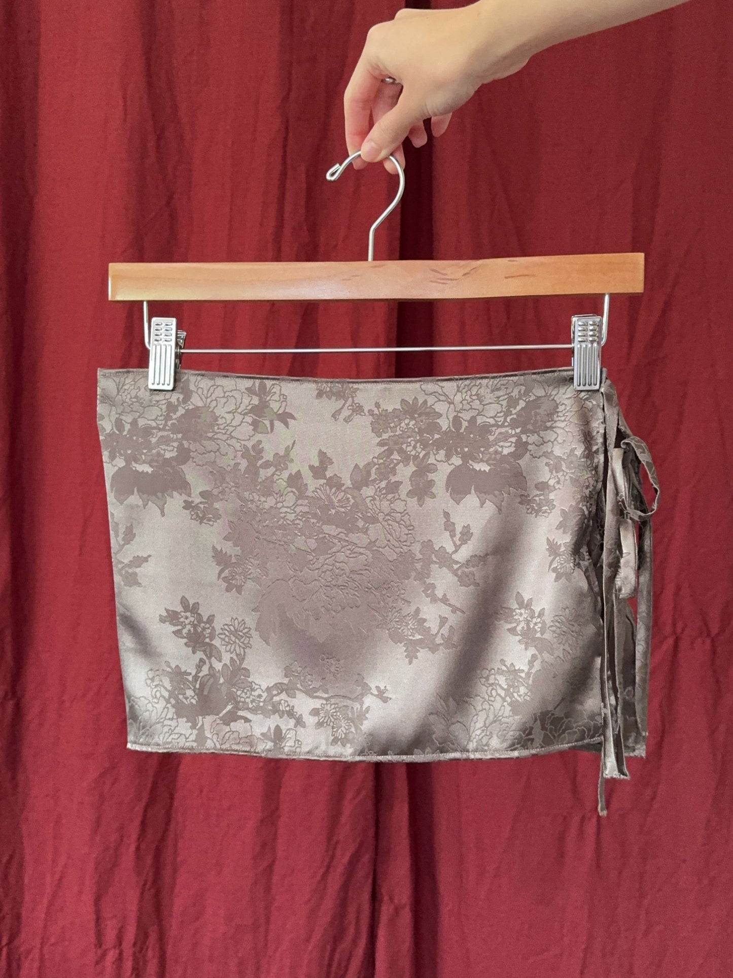 The Lucia Wrap Skirt - Olive