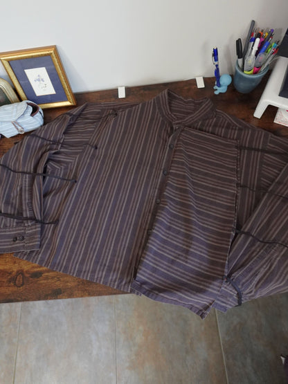Asymmetrical Wrap Tie Shirt