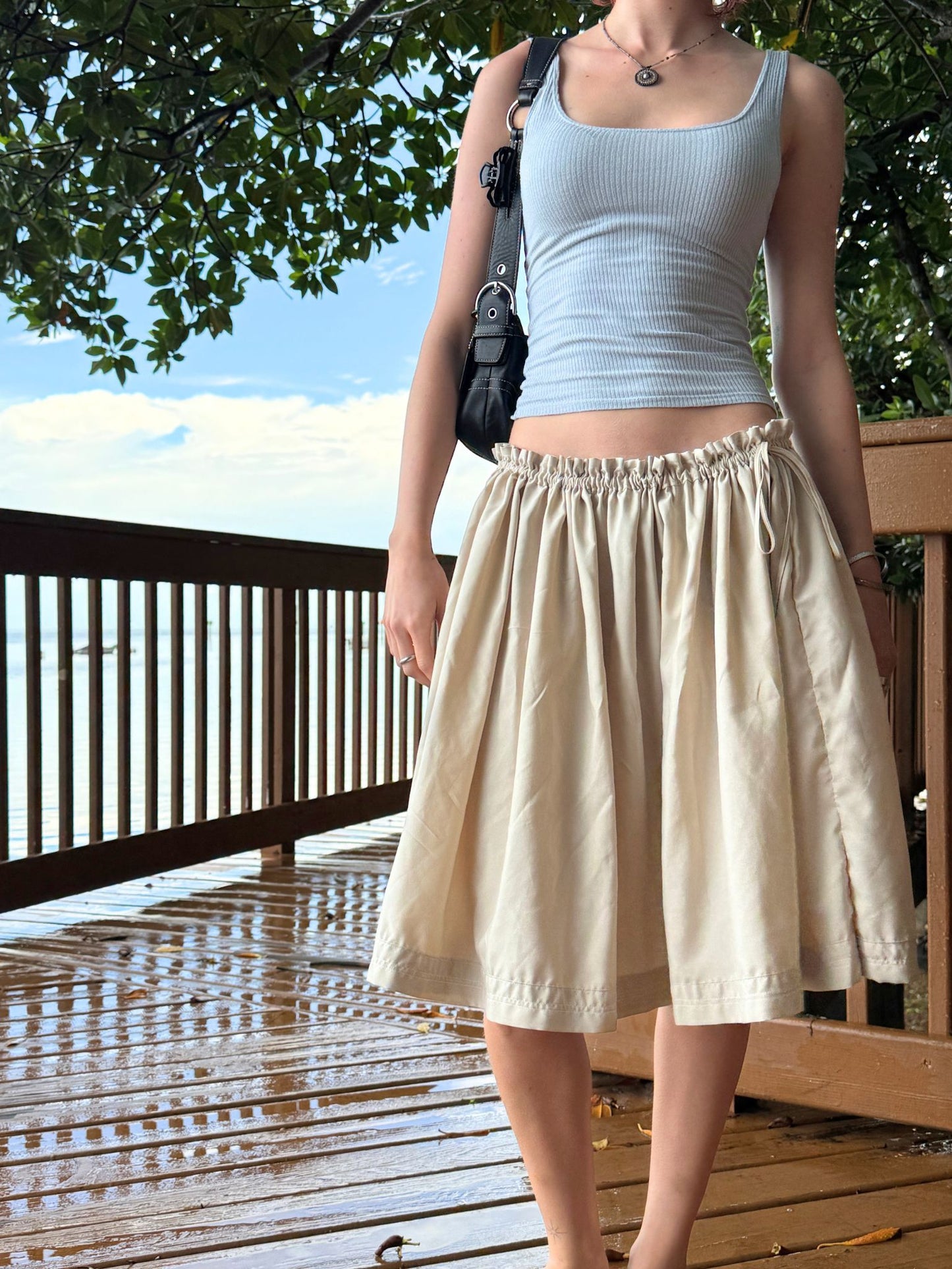 Buttonwood Midi Skirt