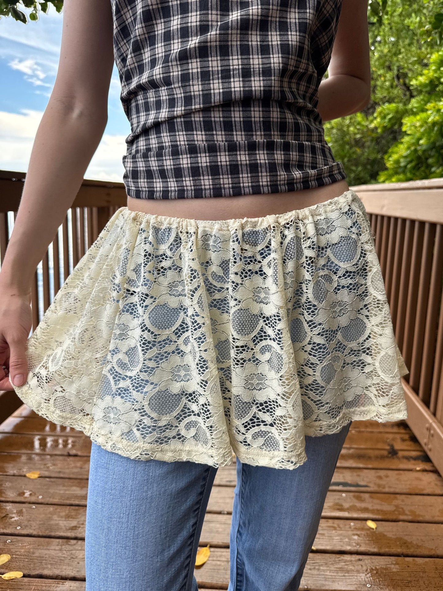 Petal Lace Skirt