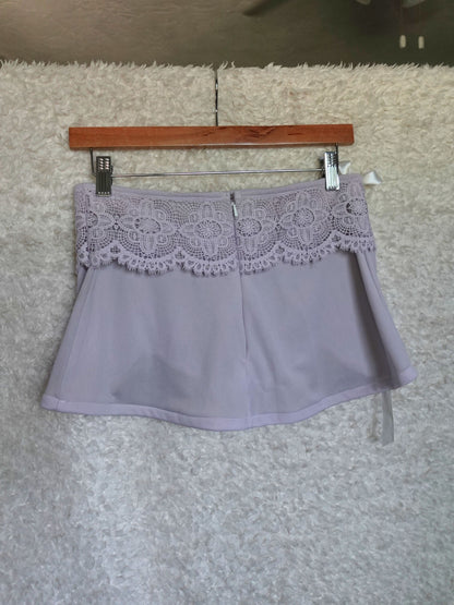 Lavender Pearl Mini Skirt